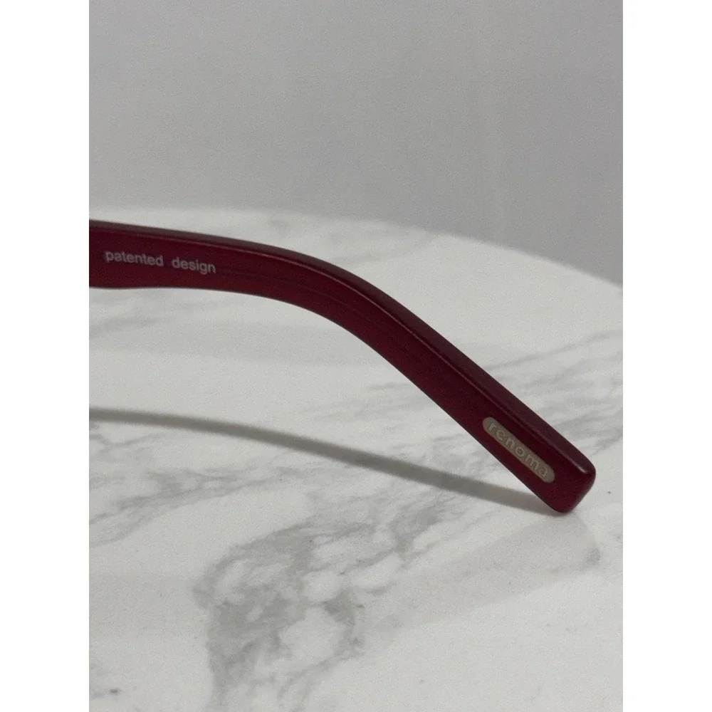Renoma R1052 Eyeglass Frames Red Gradient 54-19-138 Patented Design